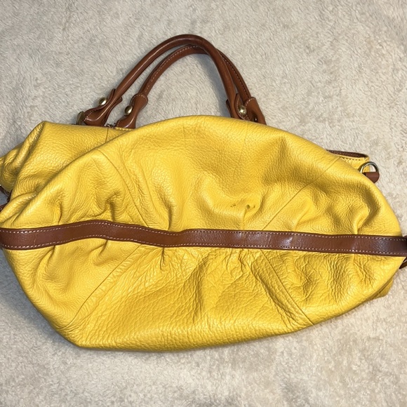 Fenn Wright Manson yellow leather purse shoulder bag - Picture 3 of 11